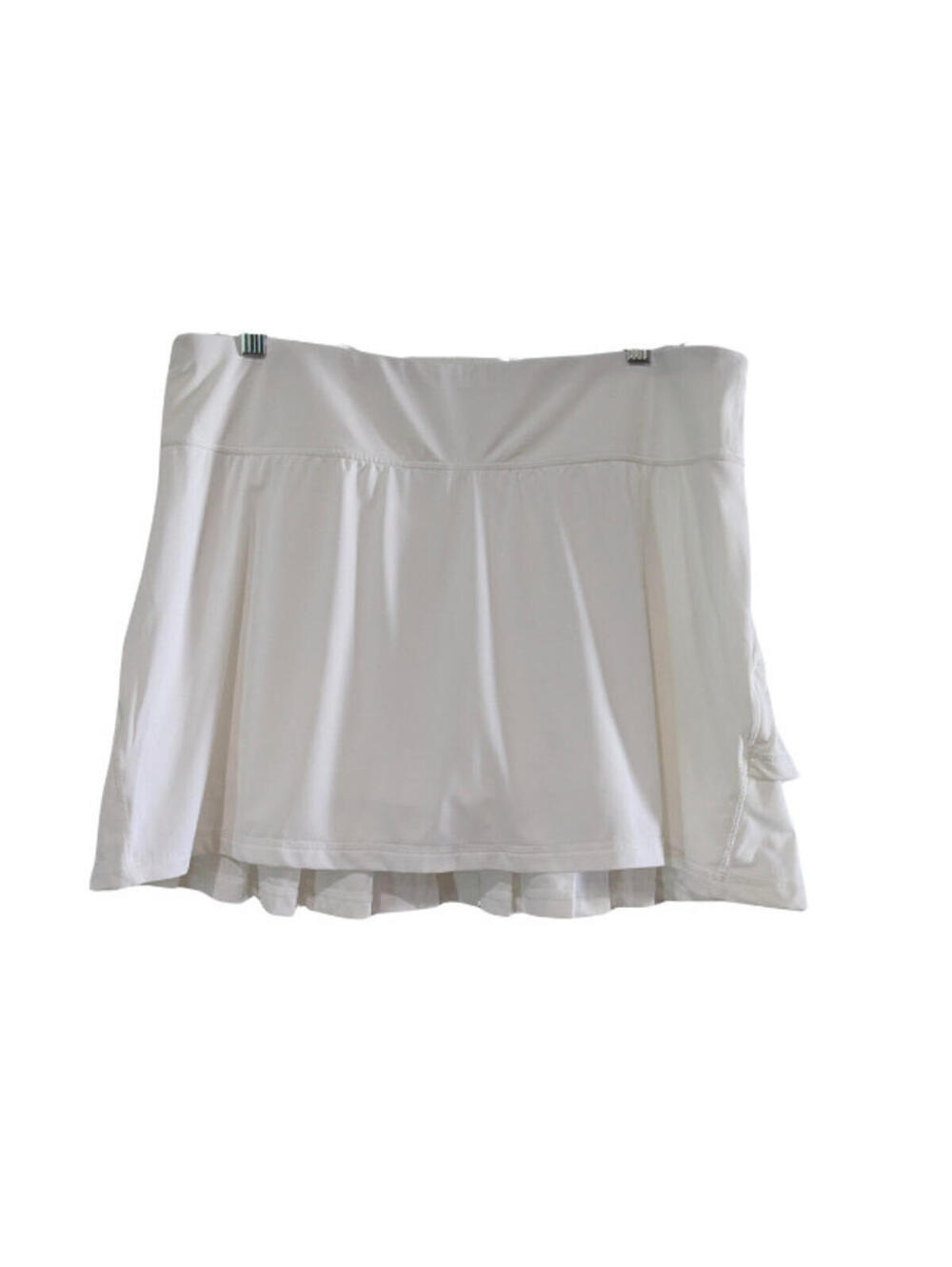 Ideology Women's Athletic Skort White, Size XL, Ruffle, Tennis, Moisture Wicking
